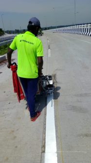 Prime Roads thermoplastic road marking contractor