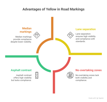 Advantages of Yellow thermoplastic road marking
