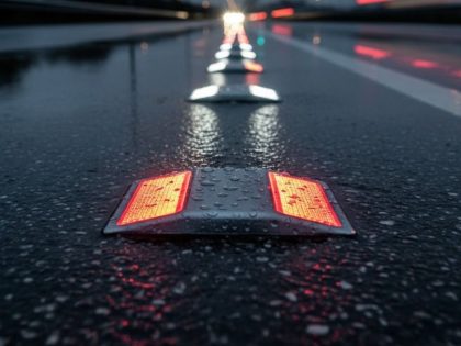 Reflective road studs