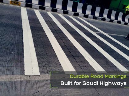 highly durable highway road markings